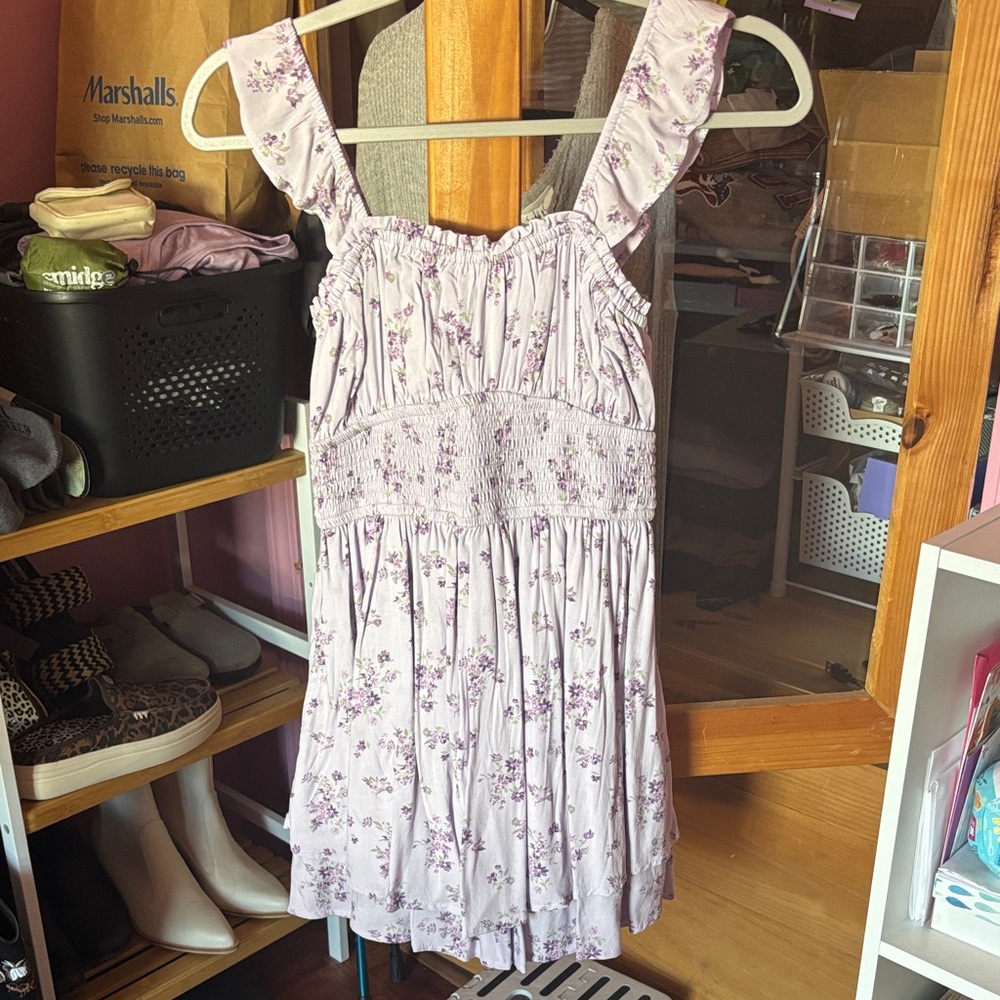 Hollister Lilac Floral Dress